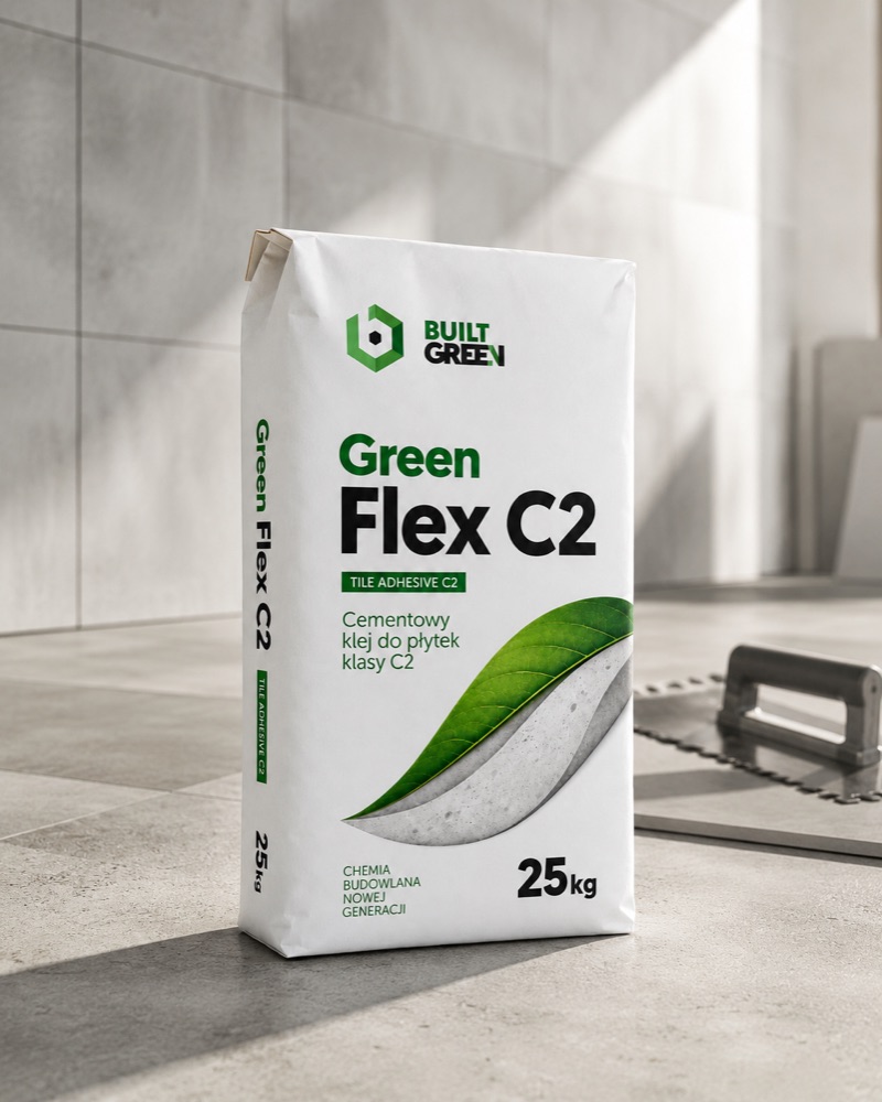 Green Flex C2 — cementowy klej do płytek klasy c2 w warunkach budowy