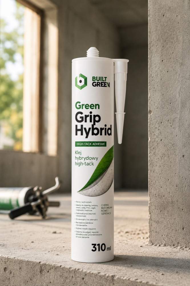 Green Grip Hybrid — klej hybrydowy high-tack w warunkach budowy