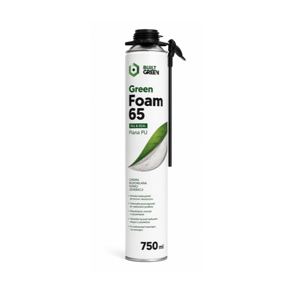 Green Foam 65 — Piana poliuretanowa pistoletowa, 750 ml